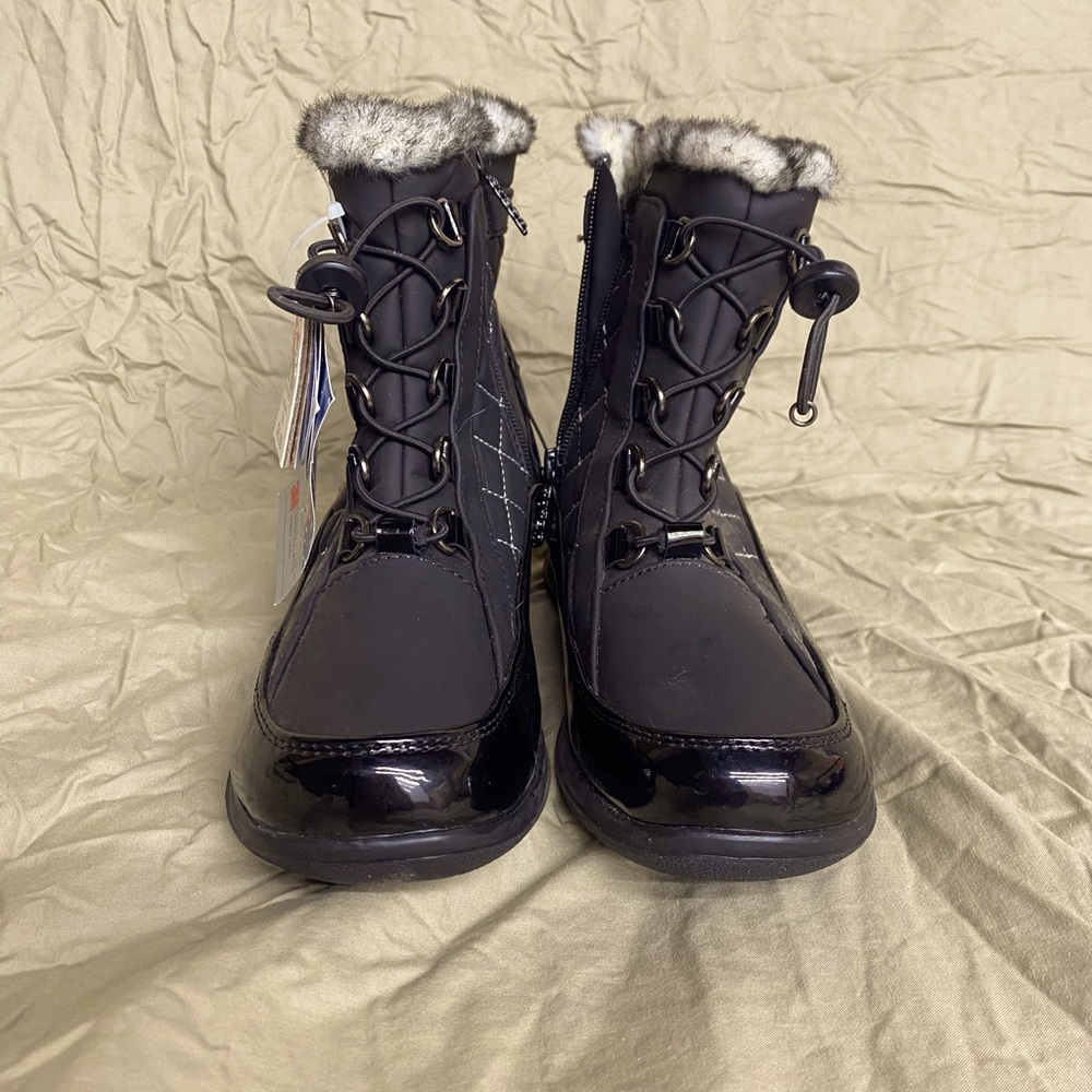 Totes Black Winter Boots